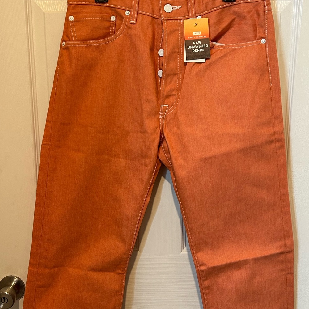 Levi's Men's Orange Jeans